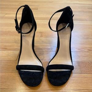 Aldo Black Ankle Strap Sandals